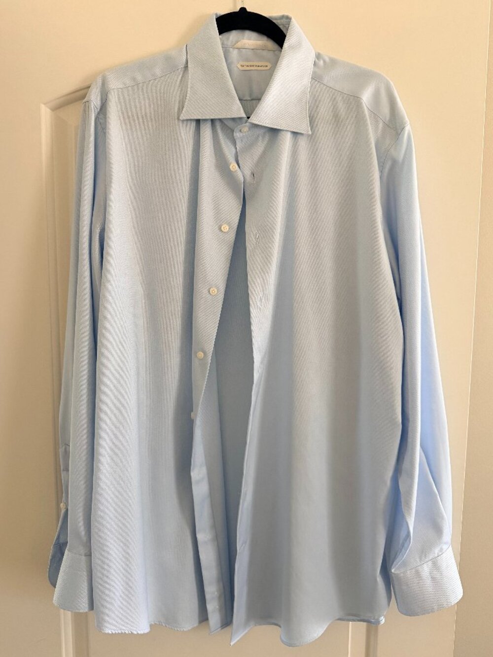 Suitsupply Egyptian Cotton Traveller Dress Shirt for Men - 45 17, 3/4 Slim Fit
